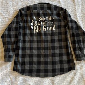 MENS Designed in Italy flannel shirt sz XL